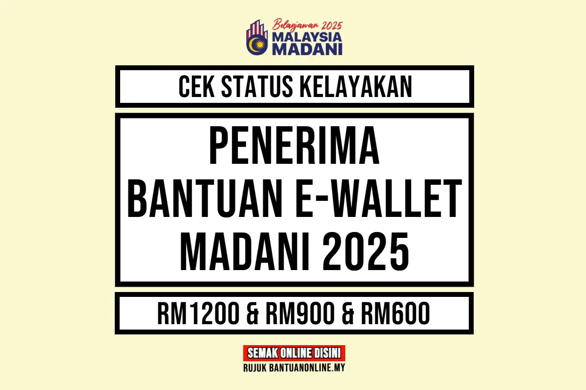 BANTUAN E WALLET MADANI 2025
