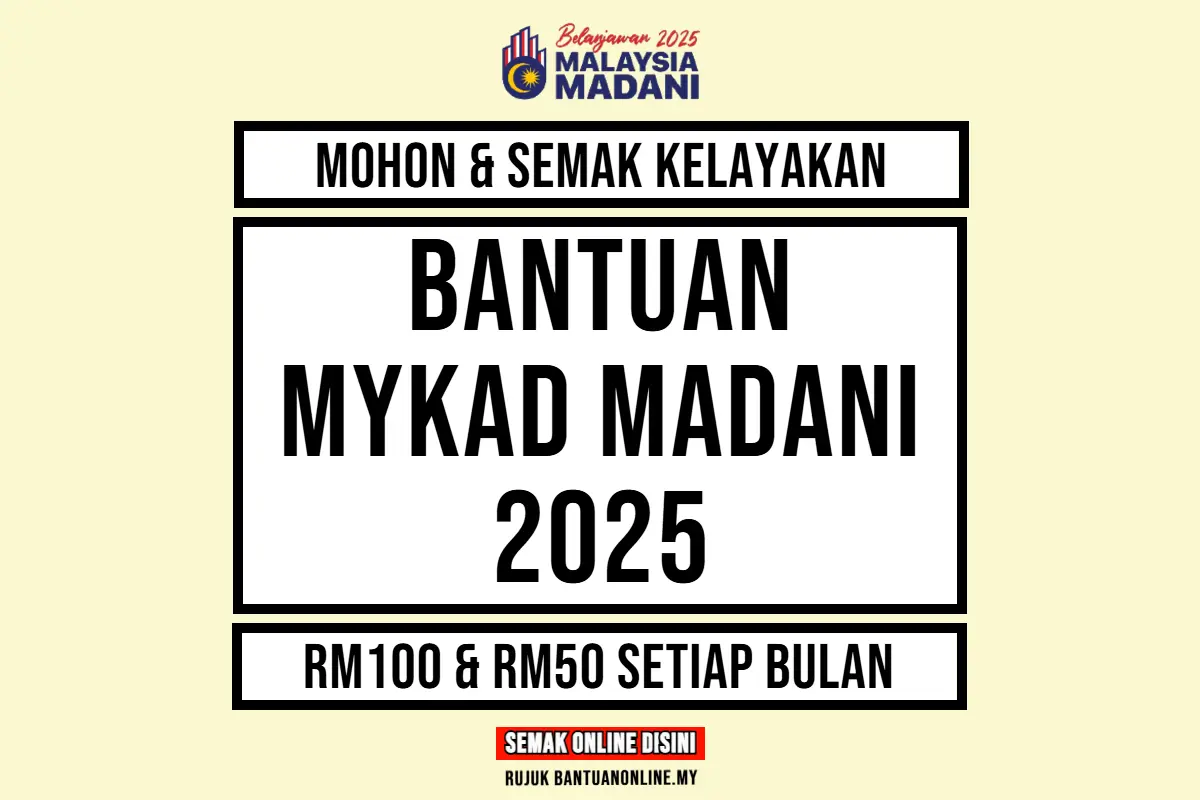 BANTUAN MYKAD MADANI 2025