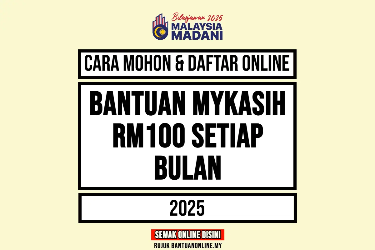 BANTUAN MYKASIH RM100