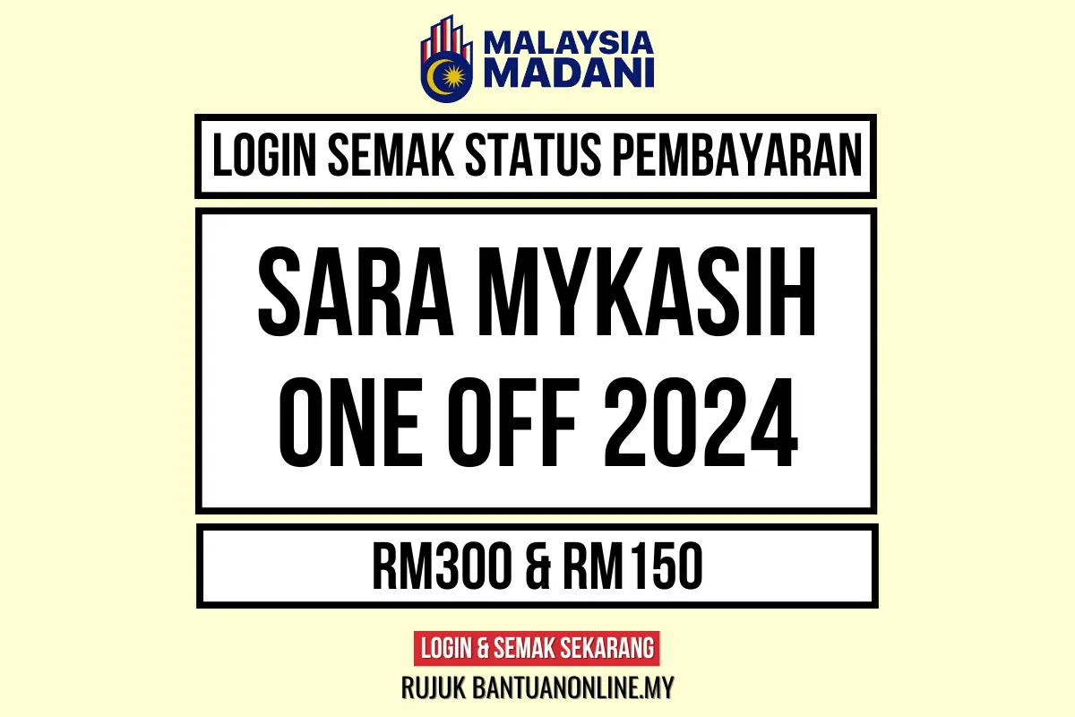 LOGIN SARA MYKASIH ONE OFF 2024