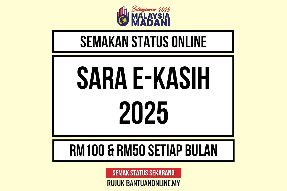 SARA 2025 SEMAKAN STATUS