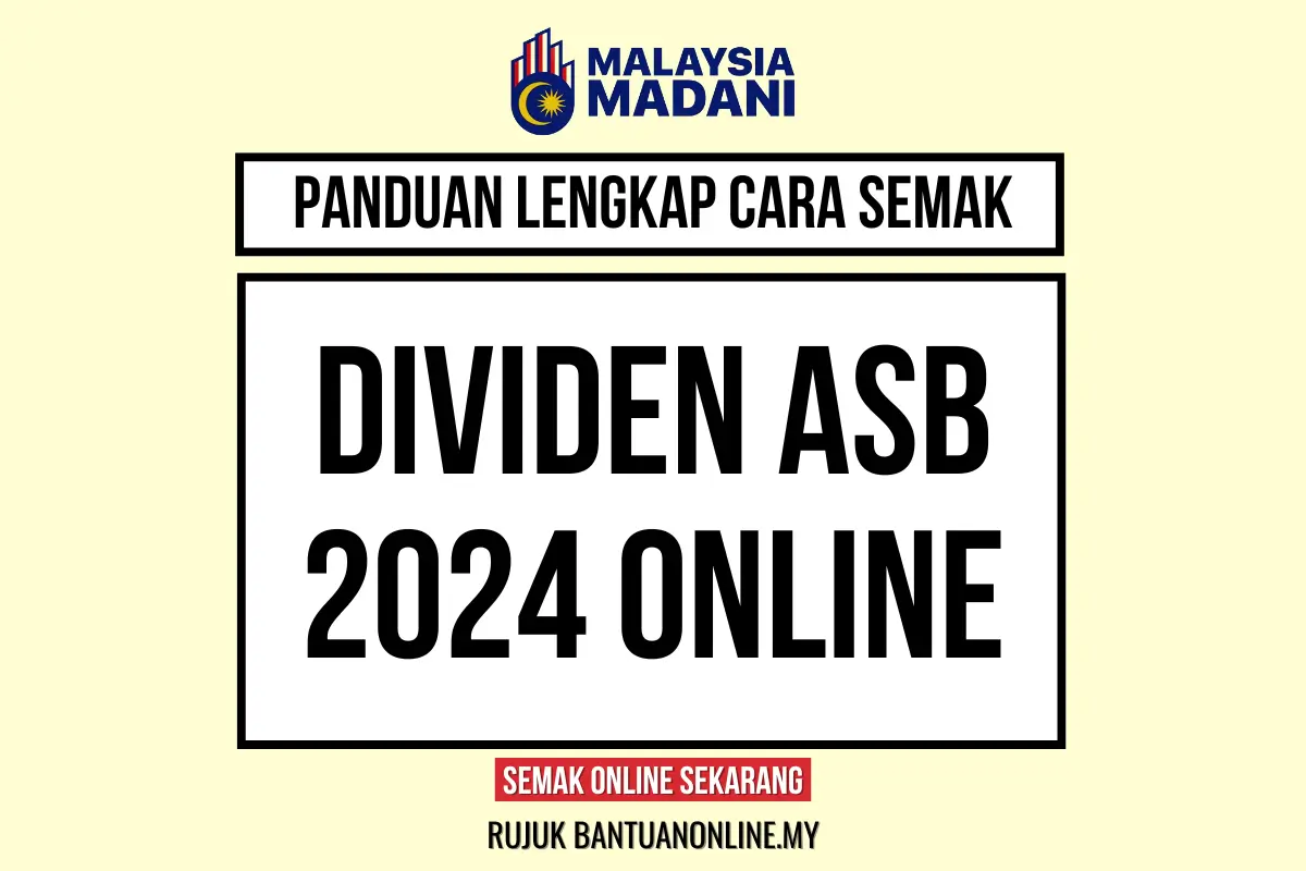 CARA SEMAK DIVIDEN ASB