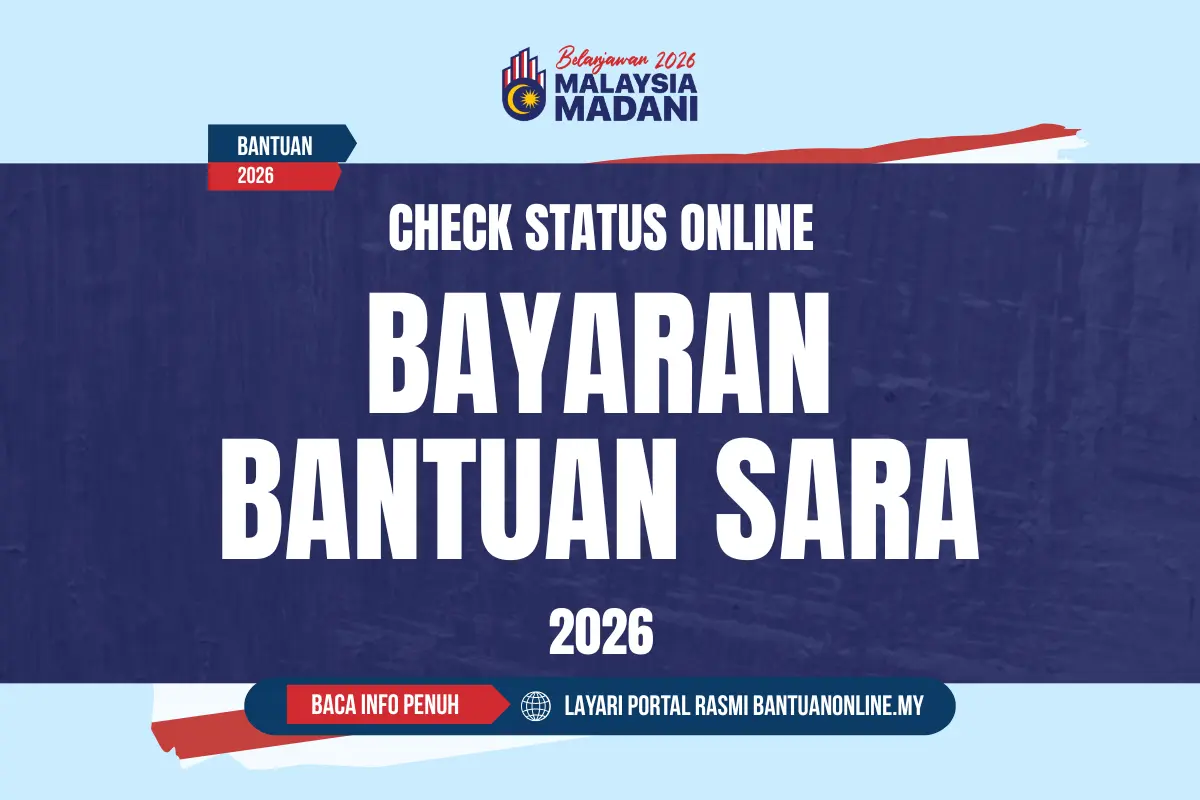 CHECK STATUS BAYARAN SARA