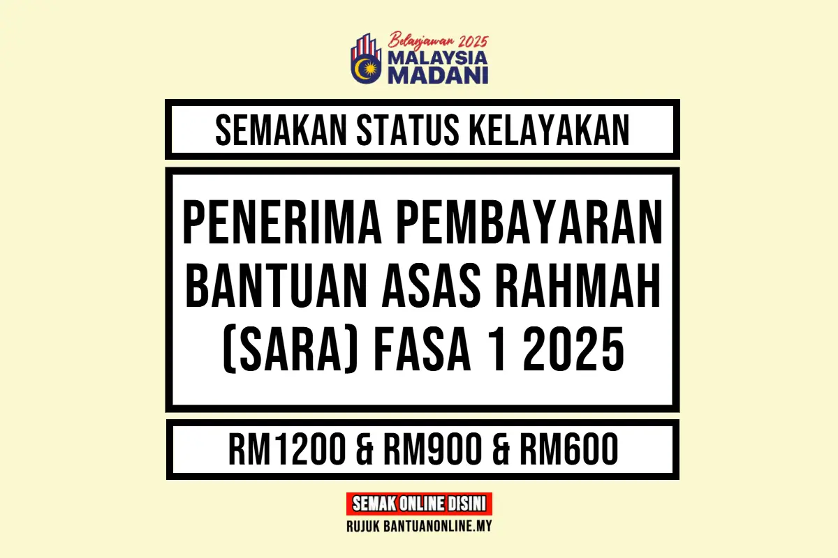 PEMBAYARAN BANTUAN TUNAI ASAS RAHMAH