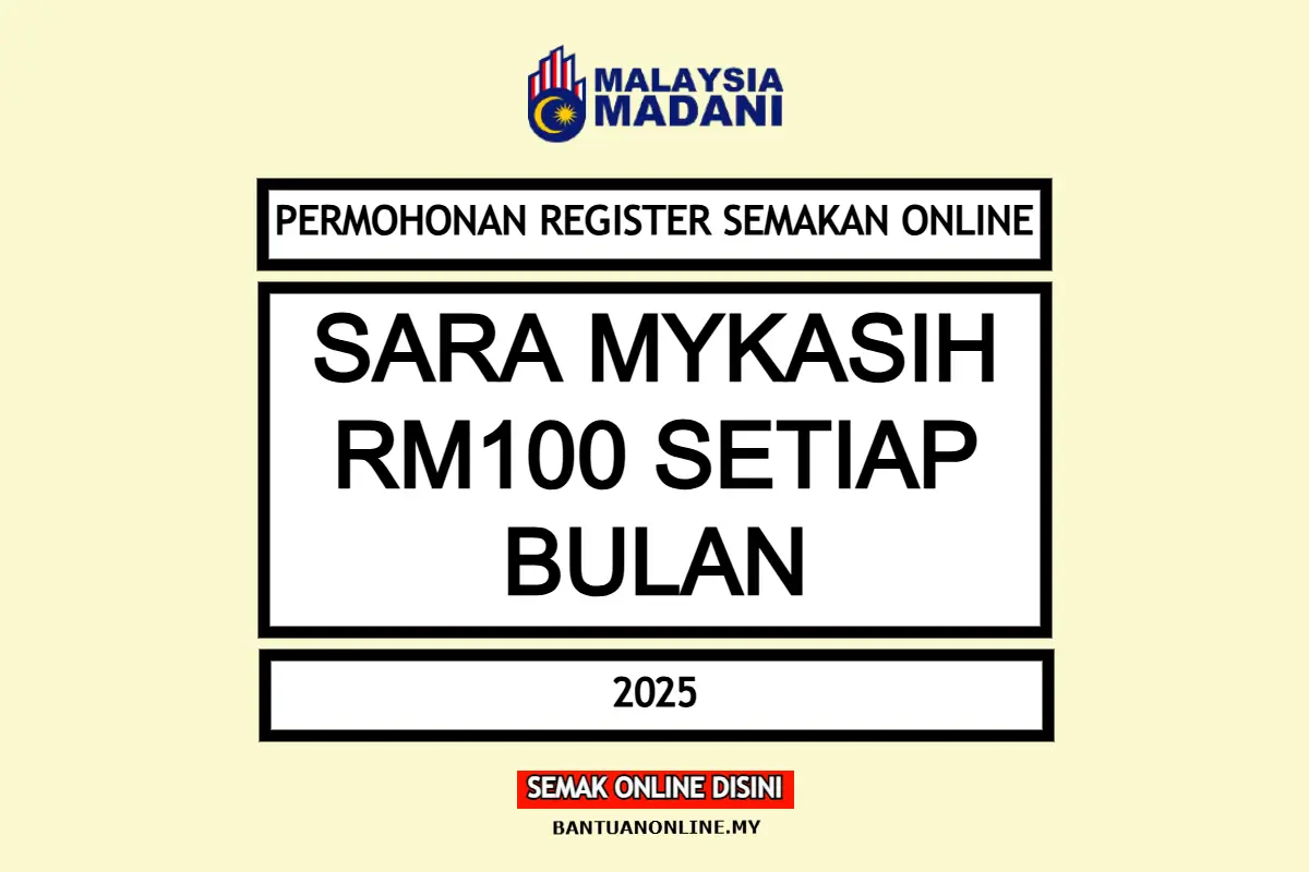 PERMOHONAN SARA MYKASIH RM100