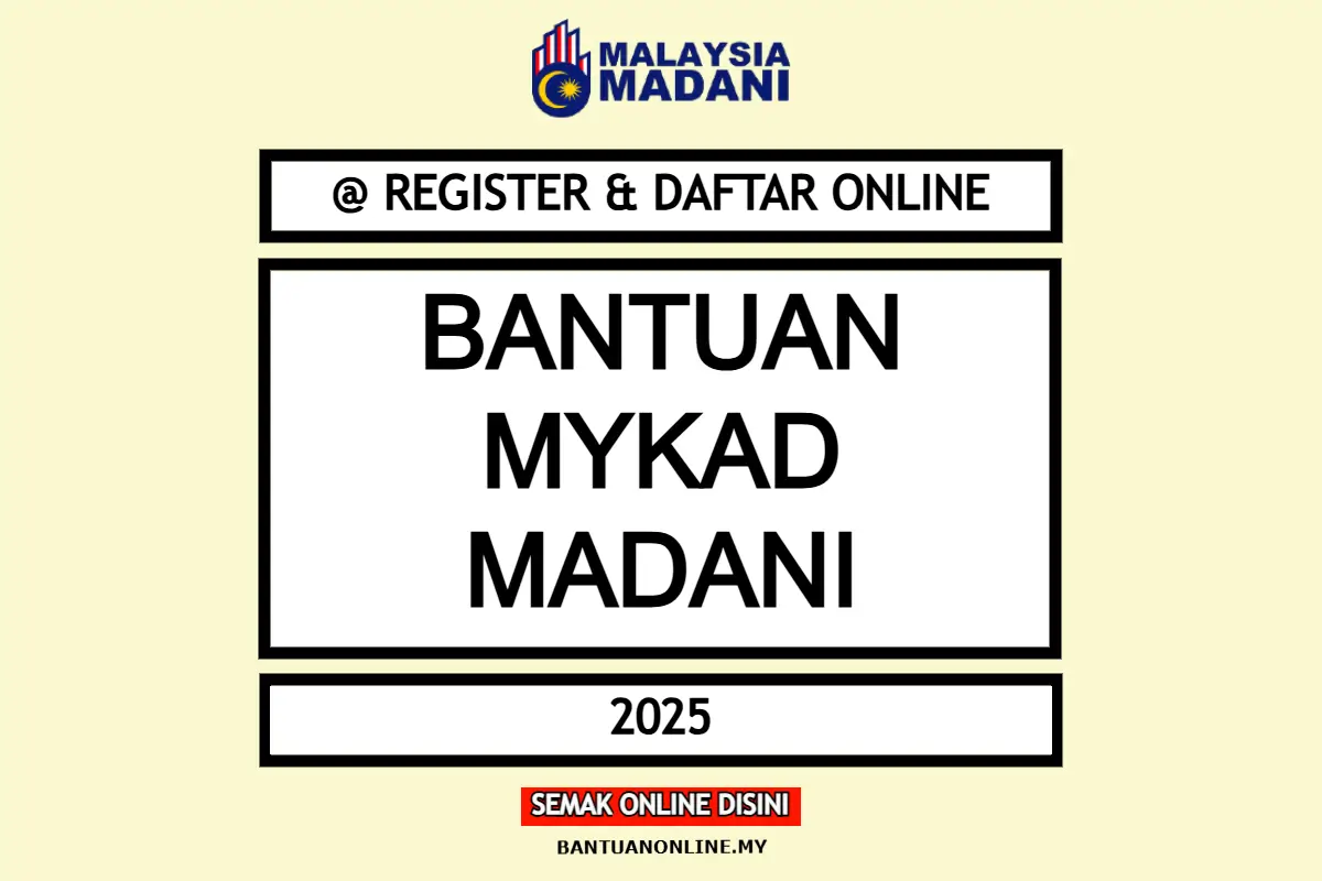 REGISTER BANTUAN MYKAD MADANI