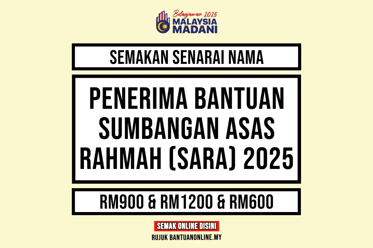 SEMAK BANTUAN SARA 2025