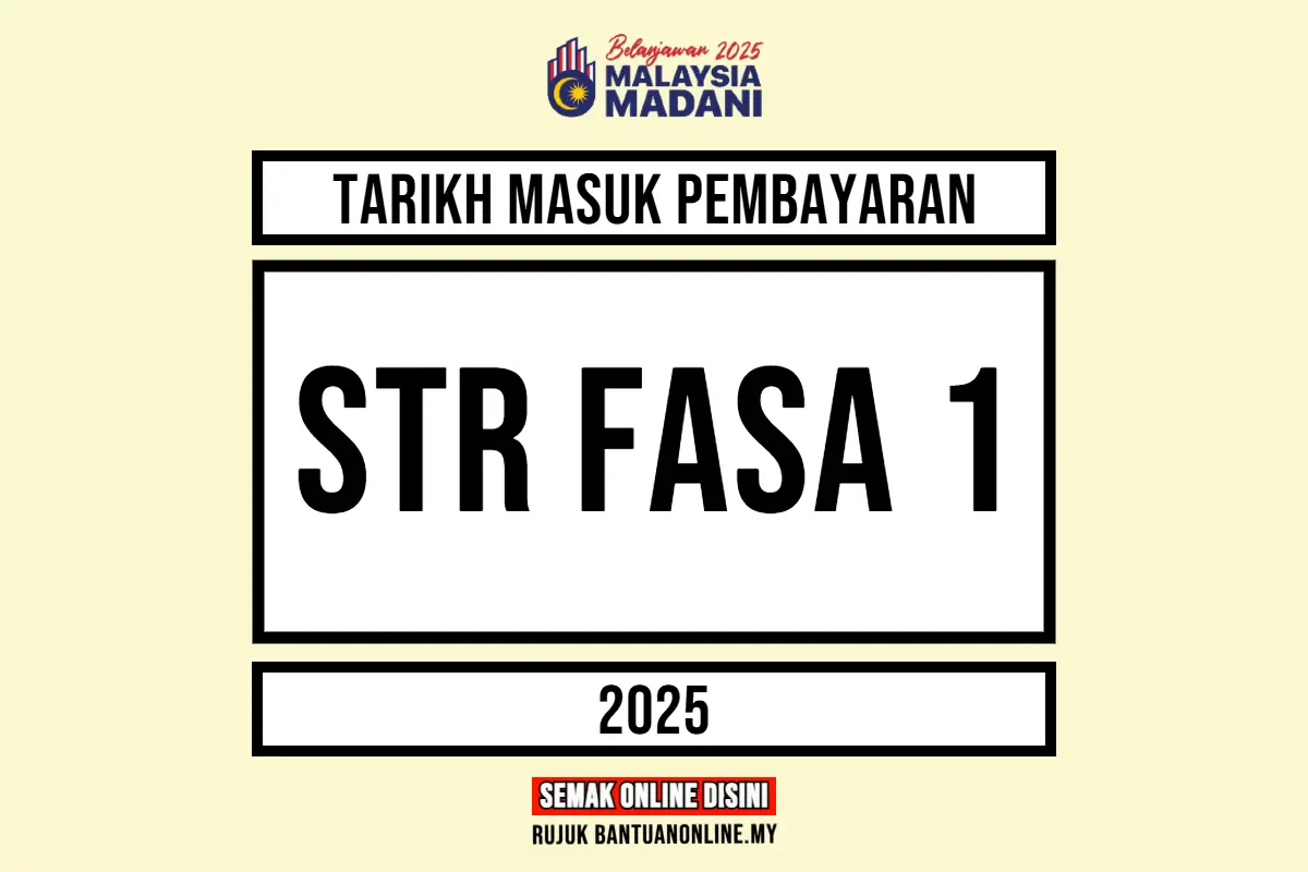 STR 2025 TARIKH PEMBAYARAN