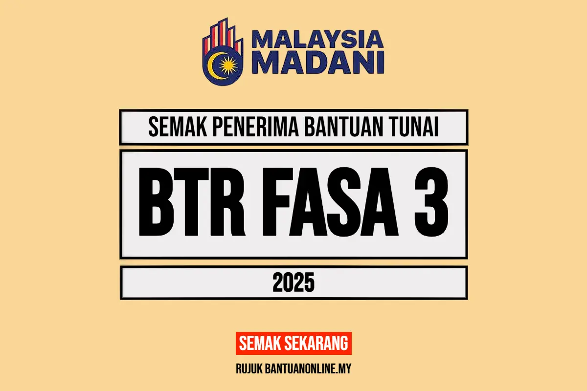 semakan bantuan tunai btr