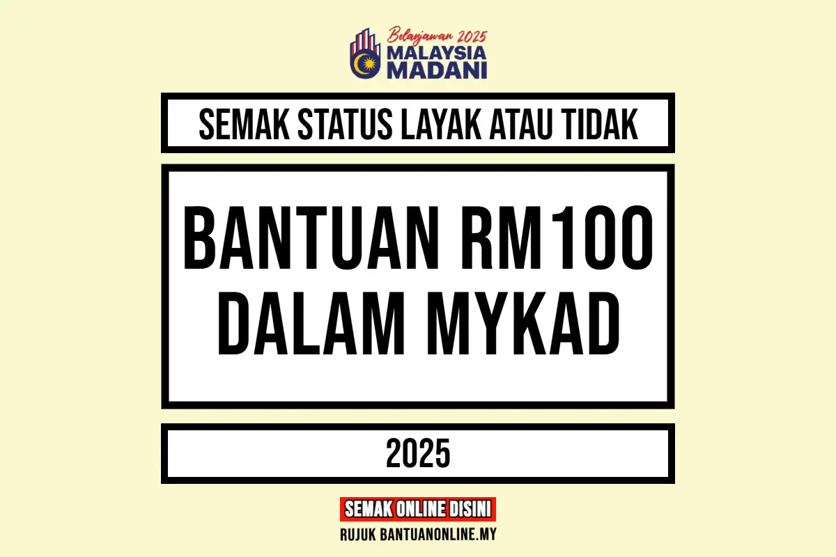 BANTUAN 100 MYKAD MYKASIH