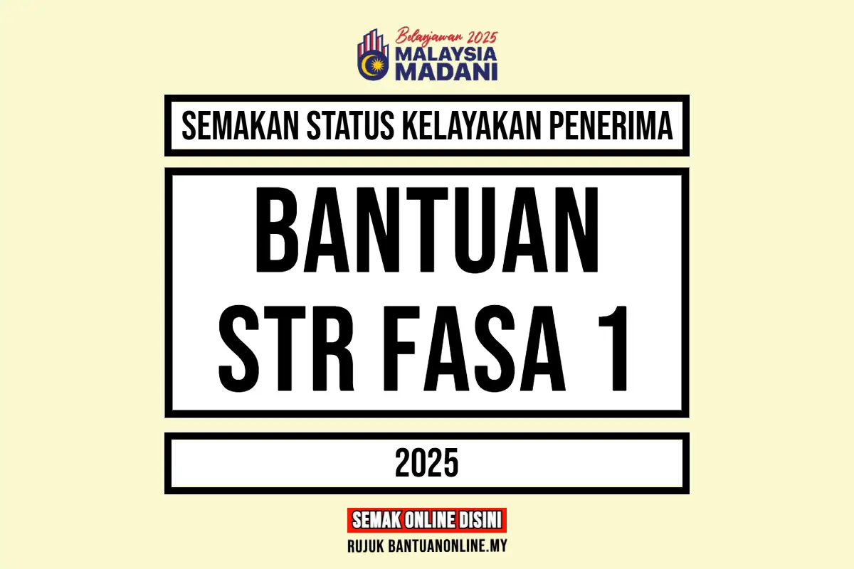BANTUAN STR TARIKH PEMBAYARAN