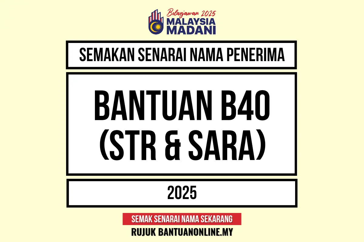 BANTUAN B40 2025