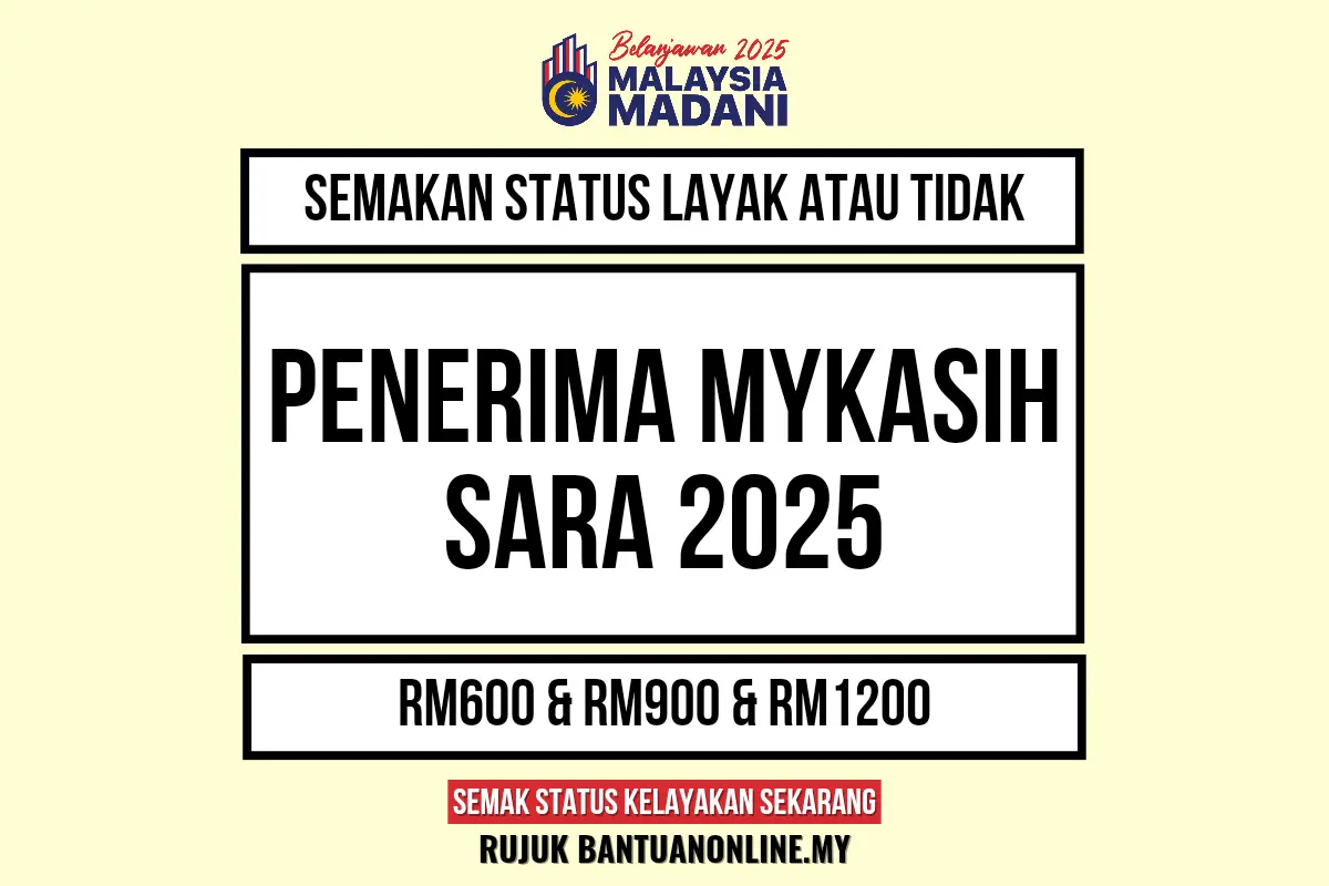 MYKASIH SARA 2025 SEMAKAN