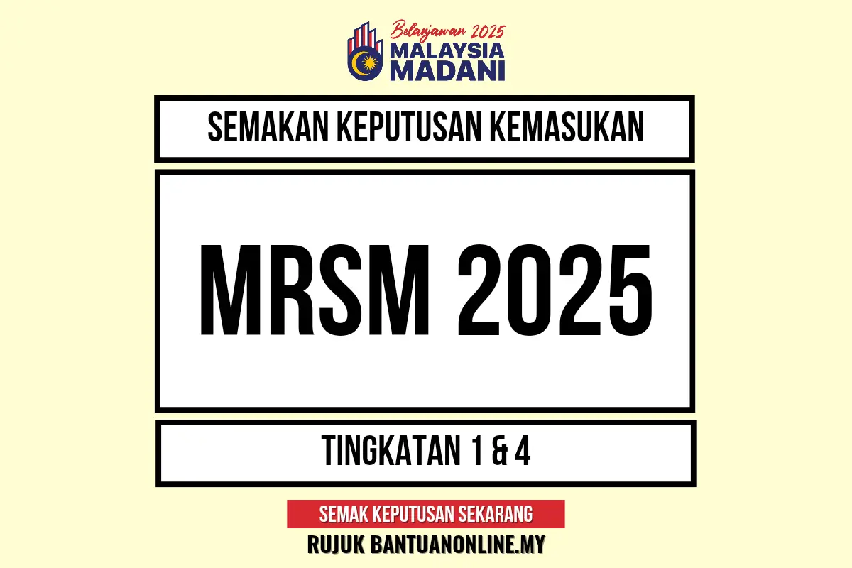 SEMAKAN KEPUTUSAN MRSM