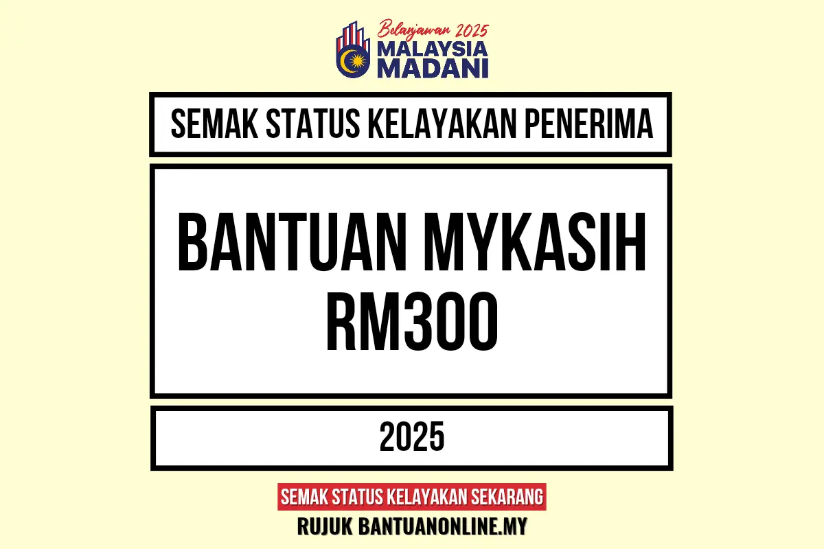 BANTUAN MYKASIH RM300