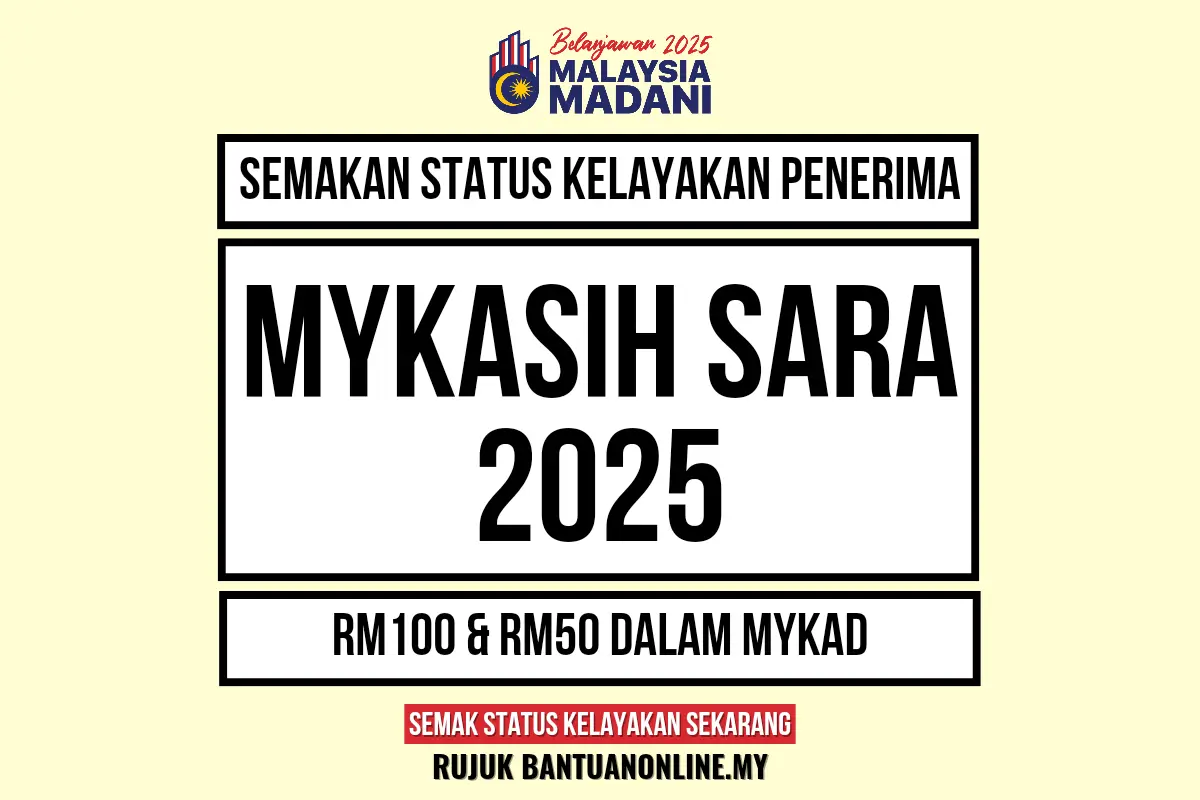 SEMAKAN STATUS MYKASIH ONLINE 2025