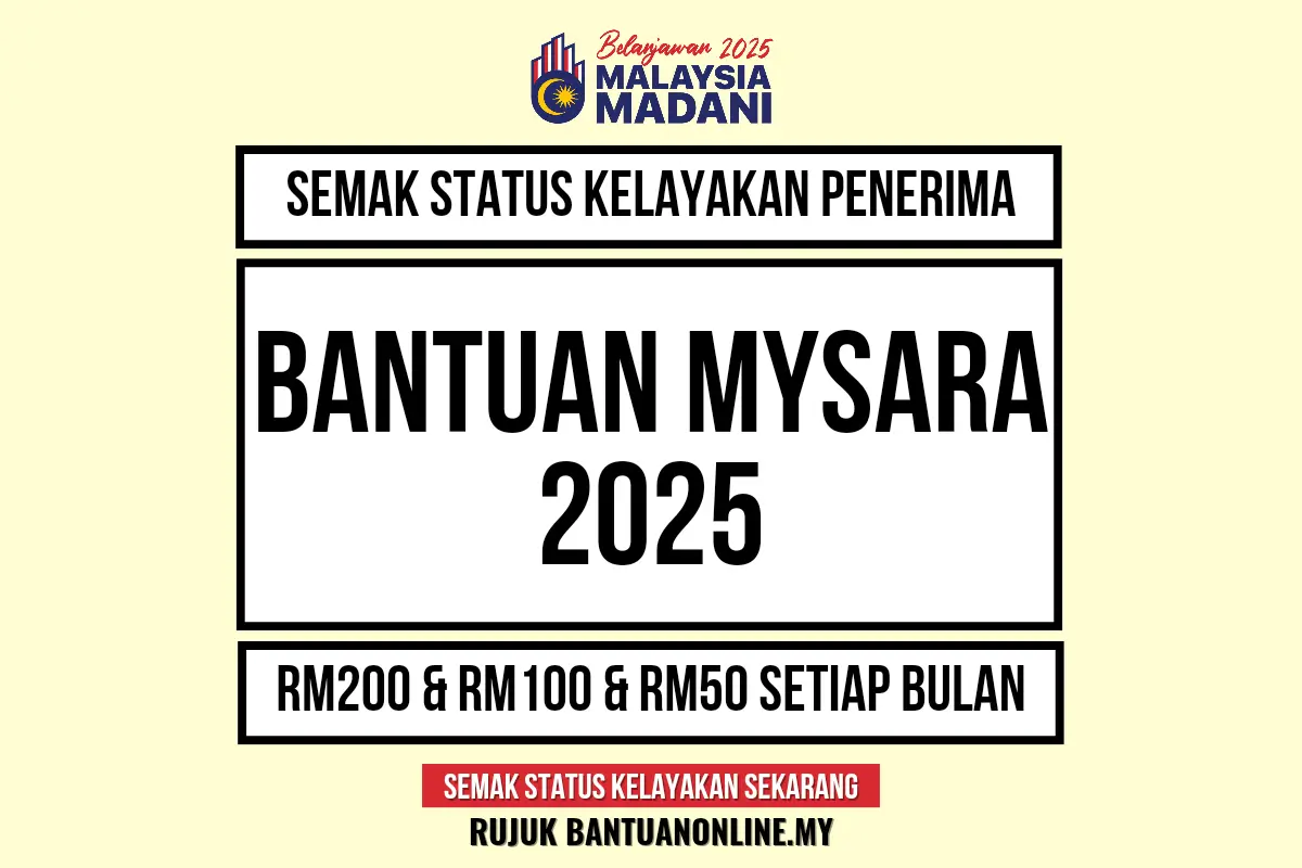 SEMAKAN MYSARA 2025 ONLINE
