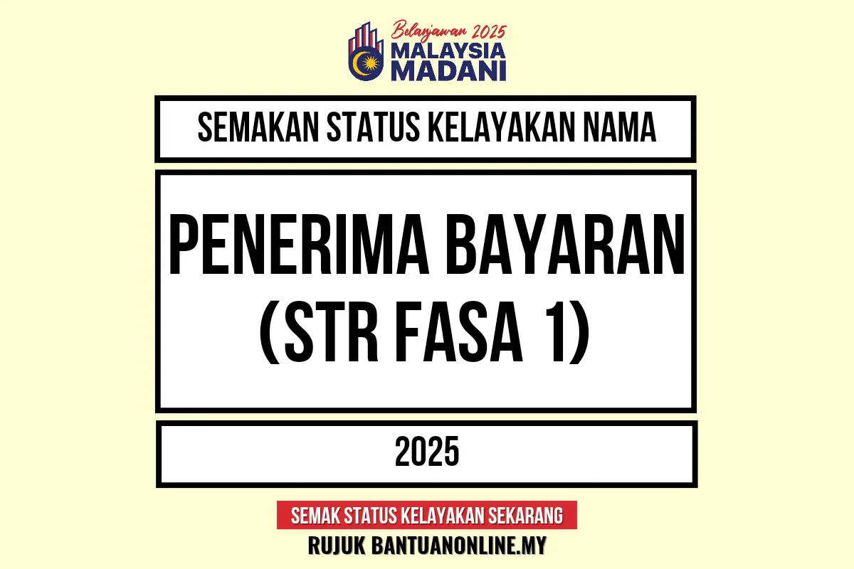 BANTUAN TUNAI HASIL GOV MY LOGIN FASA 1 2025