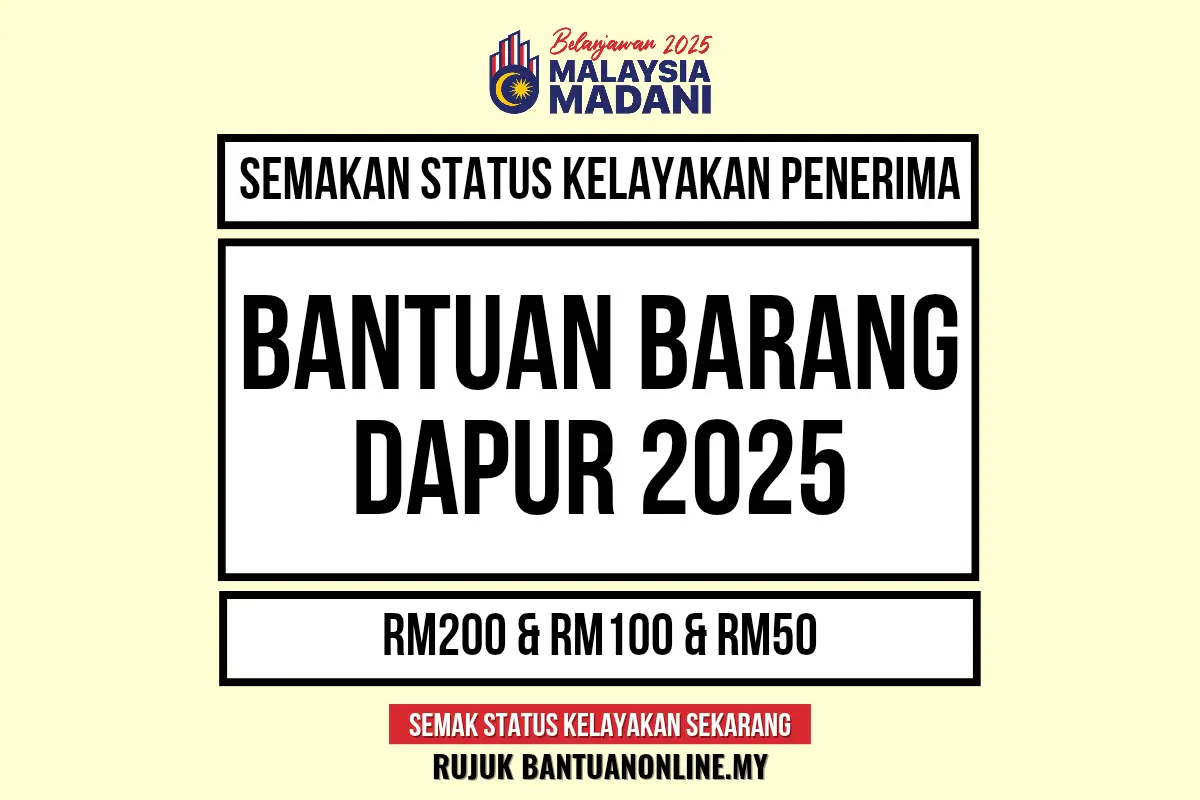 BANTUAN BARANG DAPUR 2025