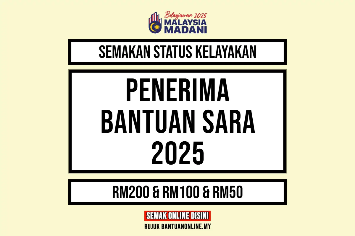 CEK STATUS SARA 2025