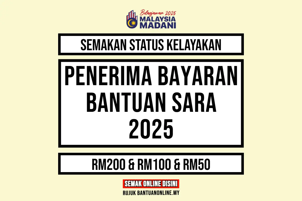 CHECK STATUS SARA 2025