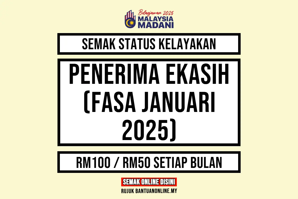 EKASIH SEMAKAN RM100 2025