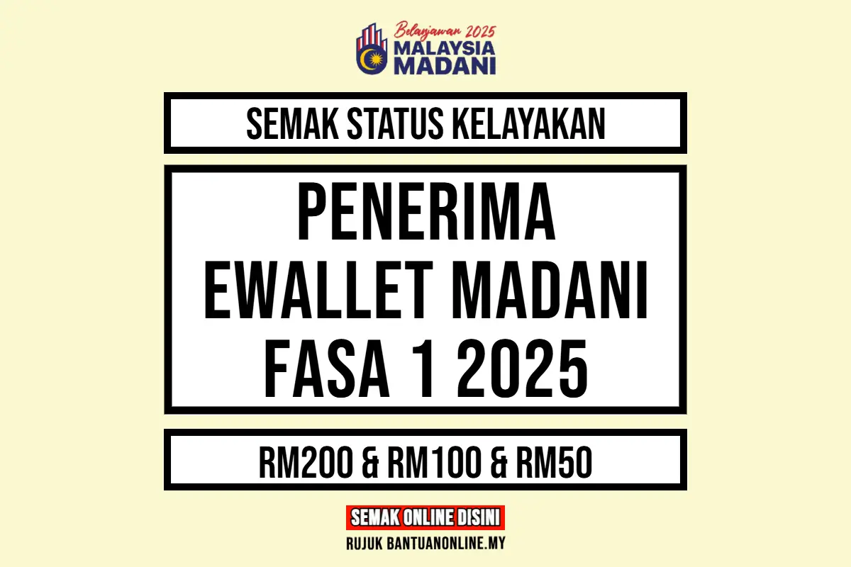 EWALLET MADANI 2025 PEMBAYARAN