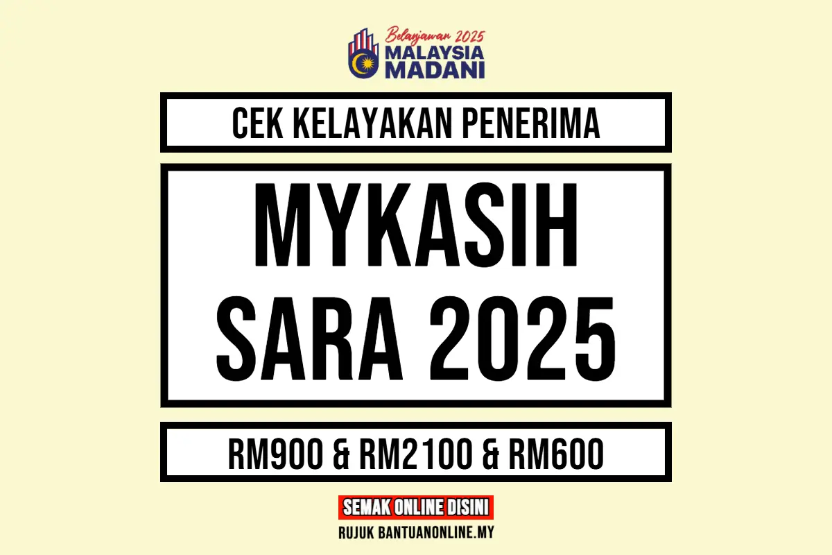 MYKASIH SARA CHECK KELAYAKAN