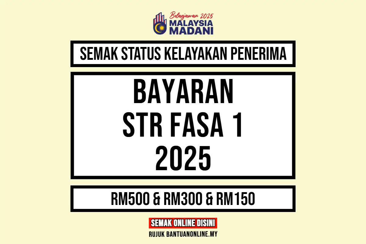SEMAKAN STR 2025 ONLINE