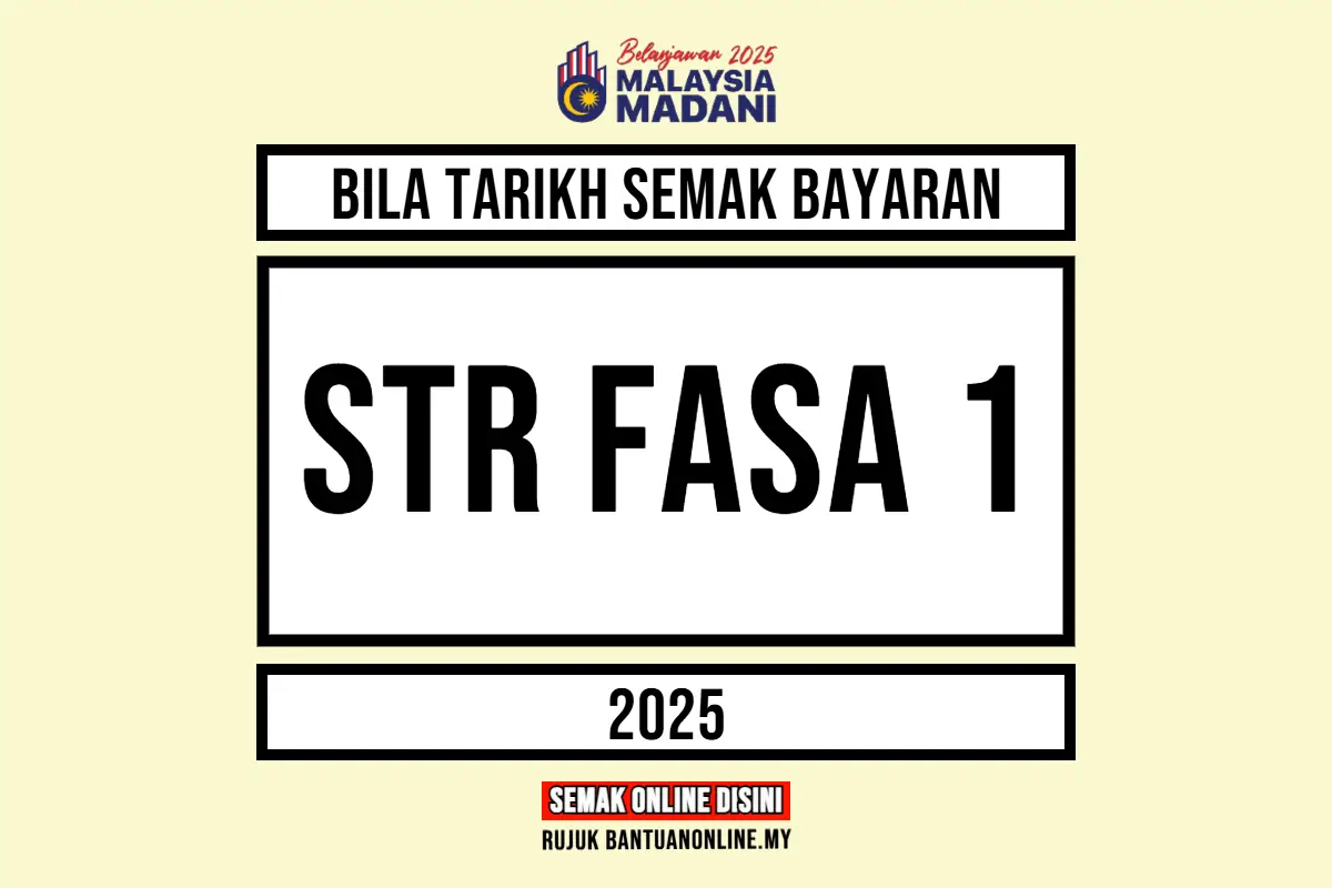 STR 2025 SEMAK BAYARAN
