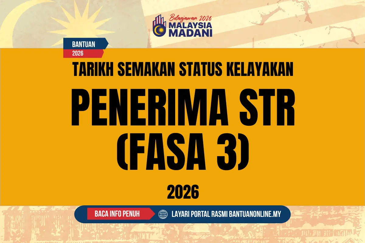 TARIKH SEMAKAN STATUS STR