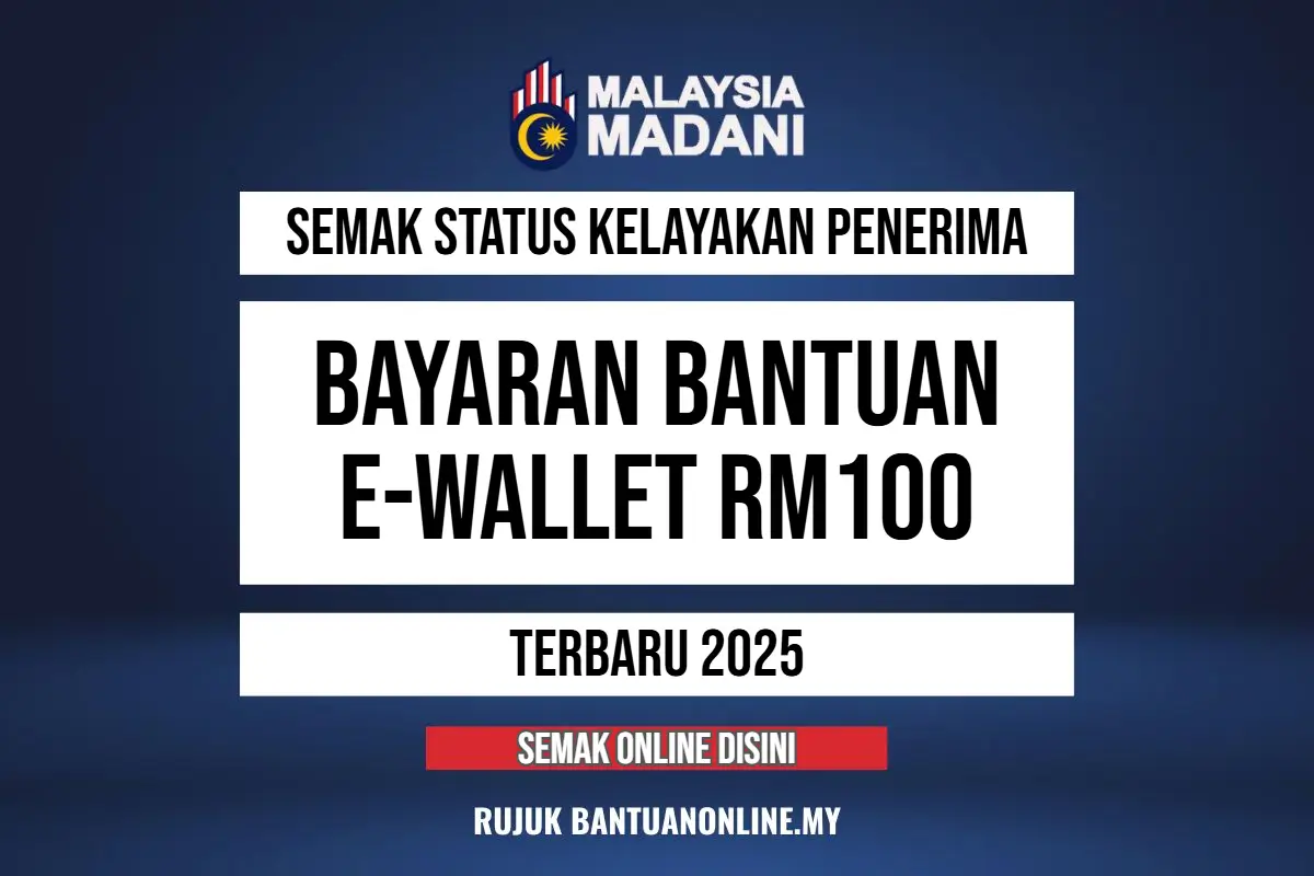 BANTUAN EWALLET 100