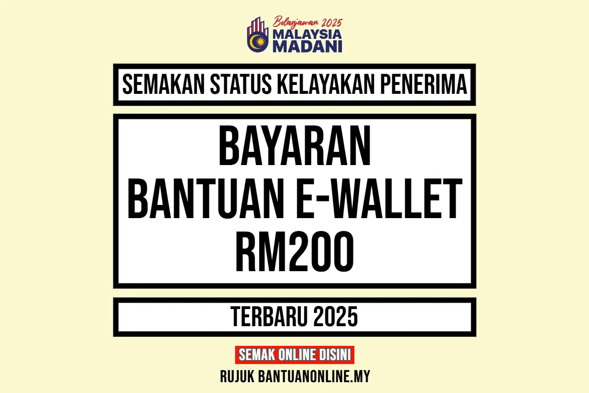 BANTUAN EWALLET 200 2025
