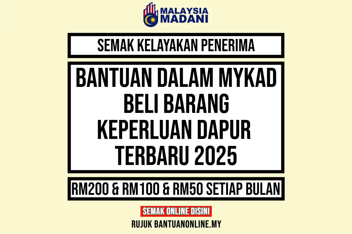 BANTUAN MYKAD BELI BARANG