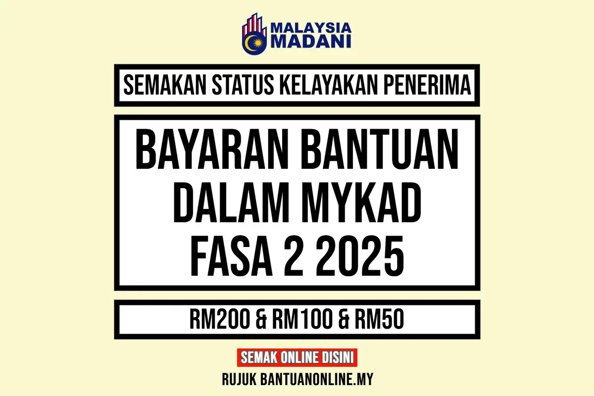 BANTUAN MYKAD FASA 2
