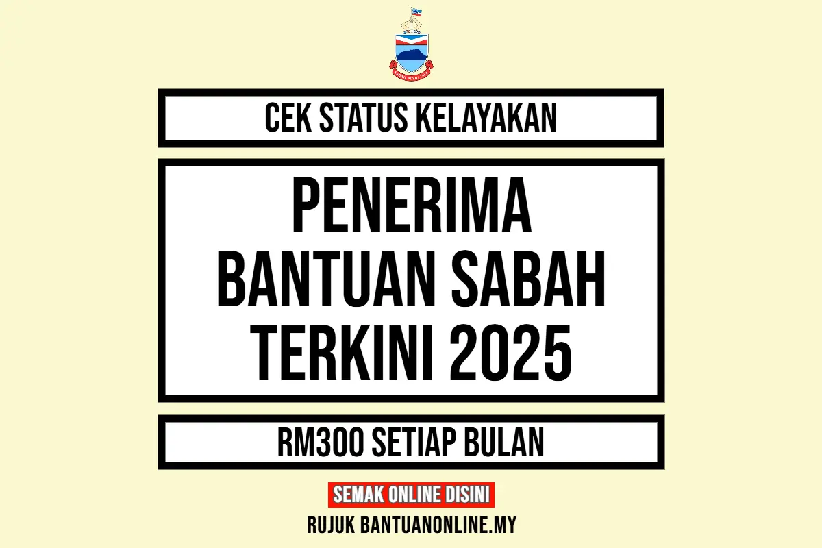 BANTUAN SABAH RM300 SYARAT