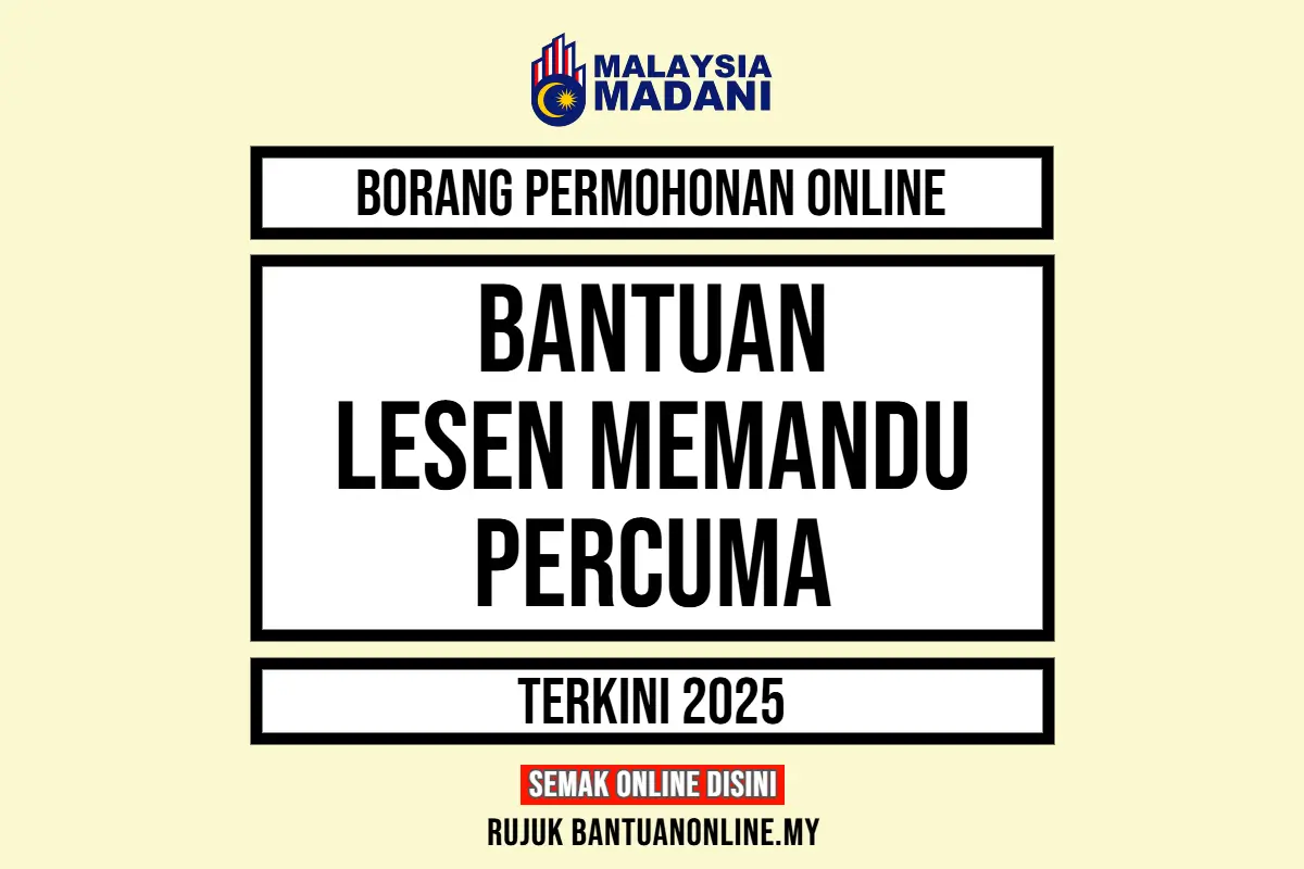 BORANG LESEN MEMANDU PERCUMA