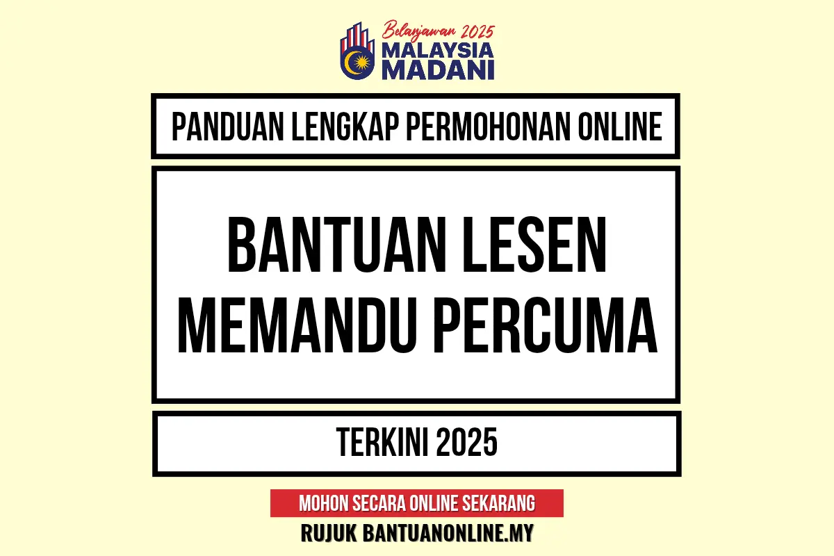 PERMOHONAN LESEN MEMANDU PERCUMA 2025