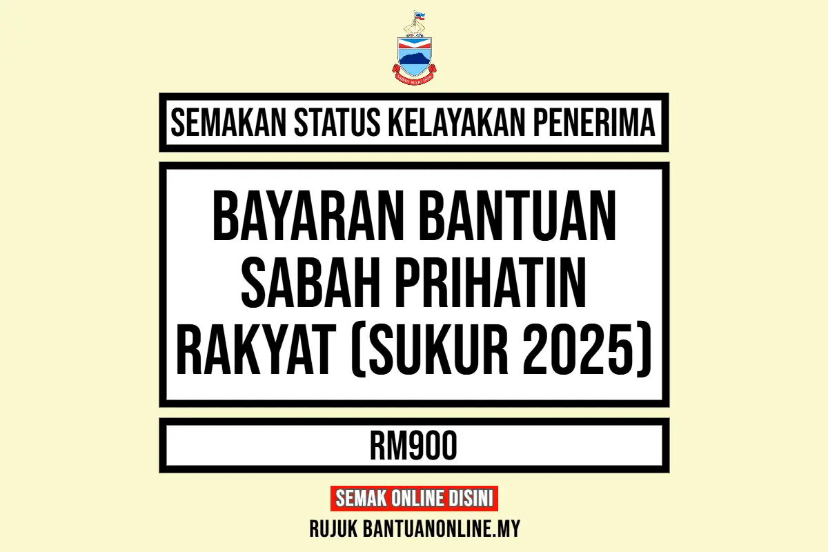 CEK BAYARAN BANTUAN SABAH