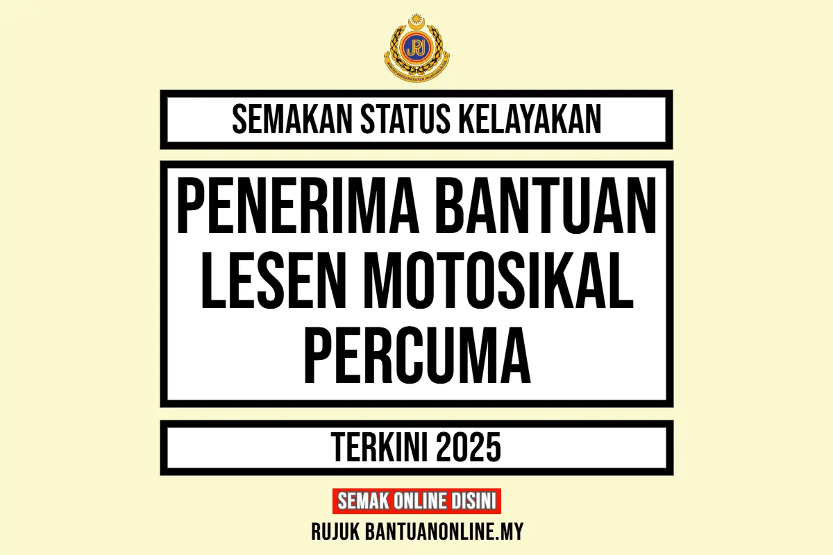 SEMAKAN PERMOHONAN LESEN MOTOSIKAL PERCUMA