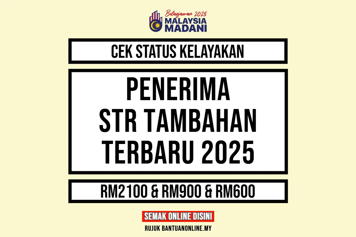 SEMAKAN STR TAMBAHAN 2025