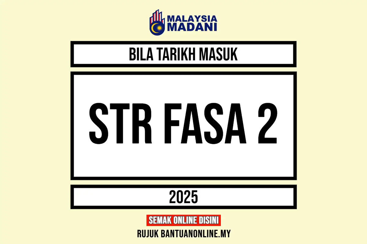 TARIKH PEMBAYARAN STR FASA
