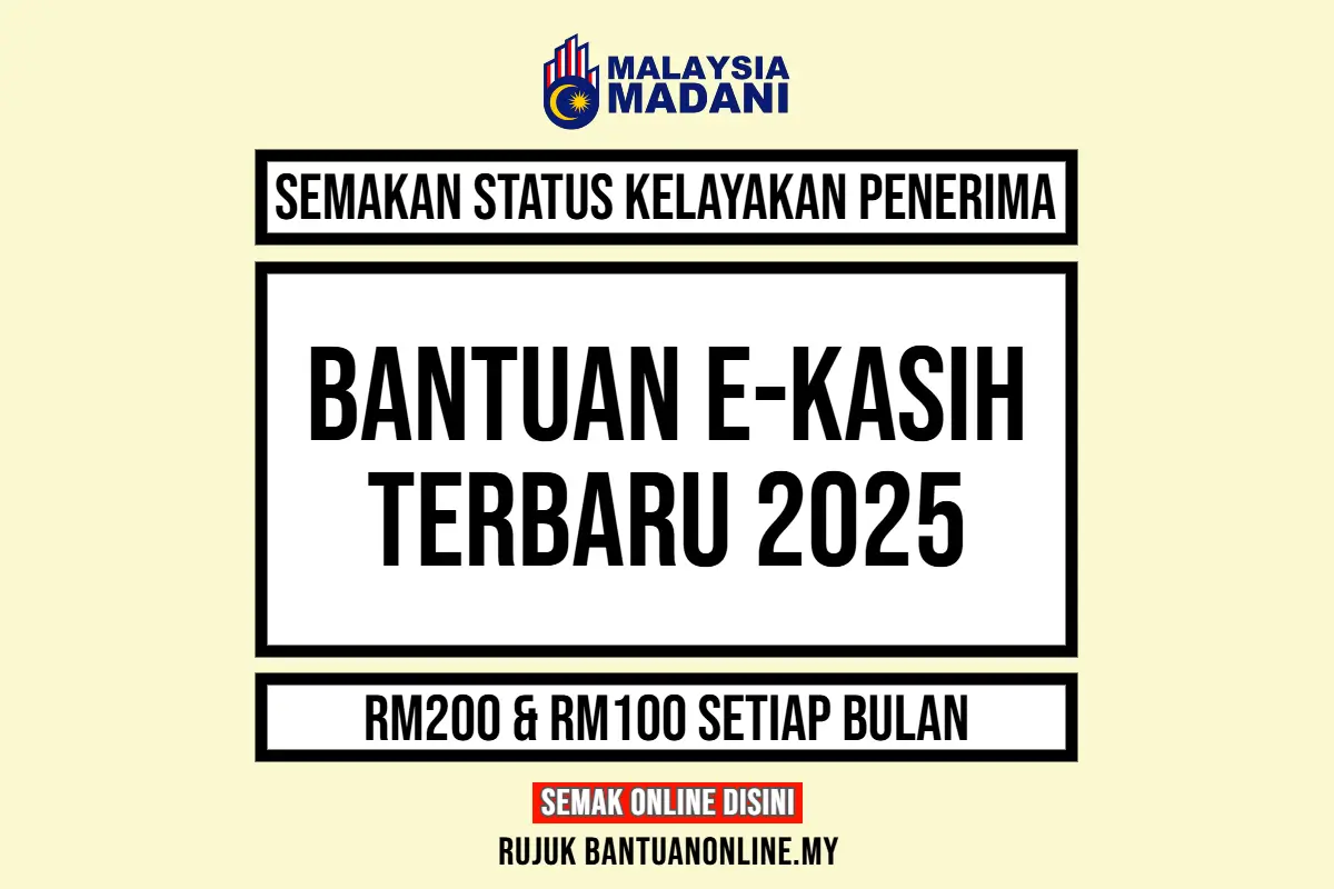 BANTUAN EKASIH 2025 KELAYAKAN
