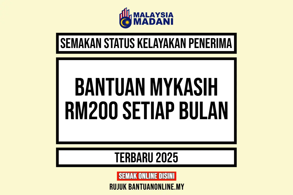 BANTUAN MYKASIH 2025 RM200