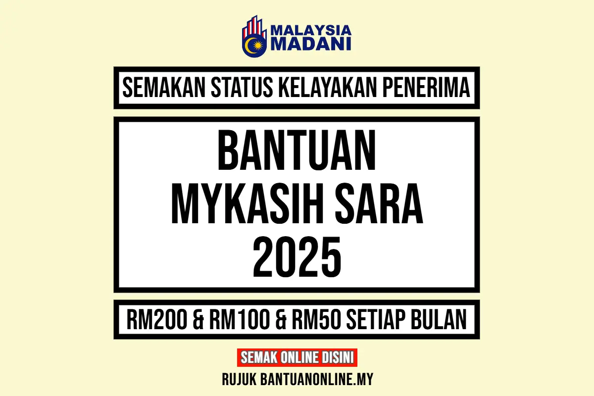 BANTUAN MYKASIH SARA 2025