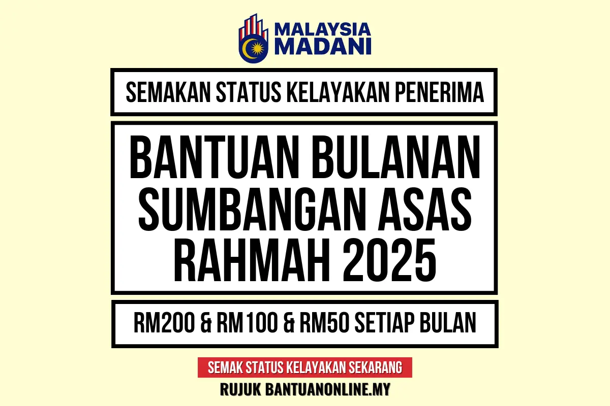 BANTUAN BULANAN ASAS RAHMAH 2025