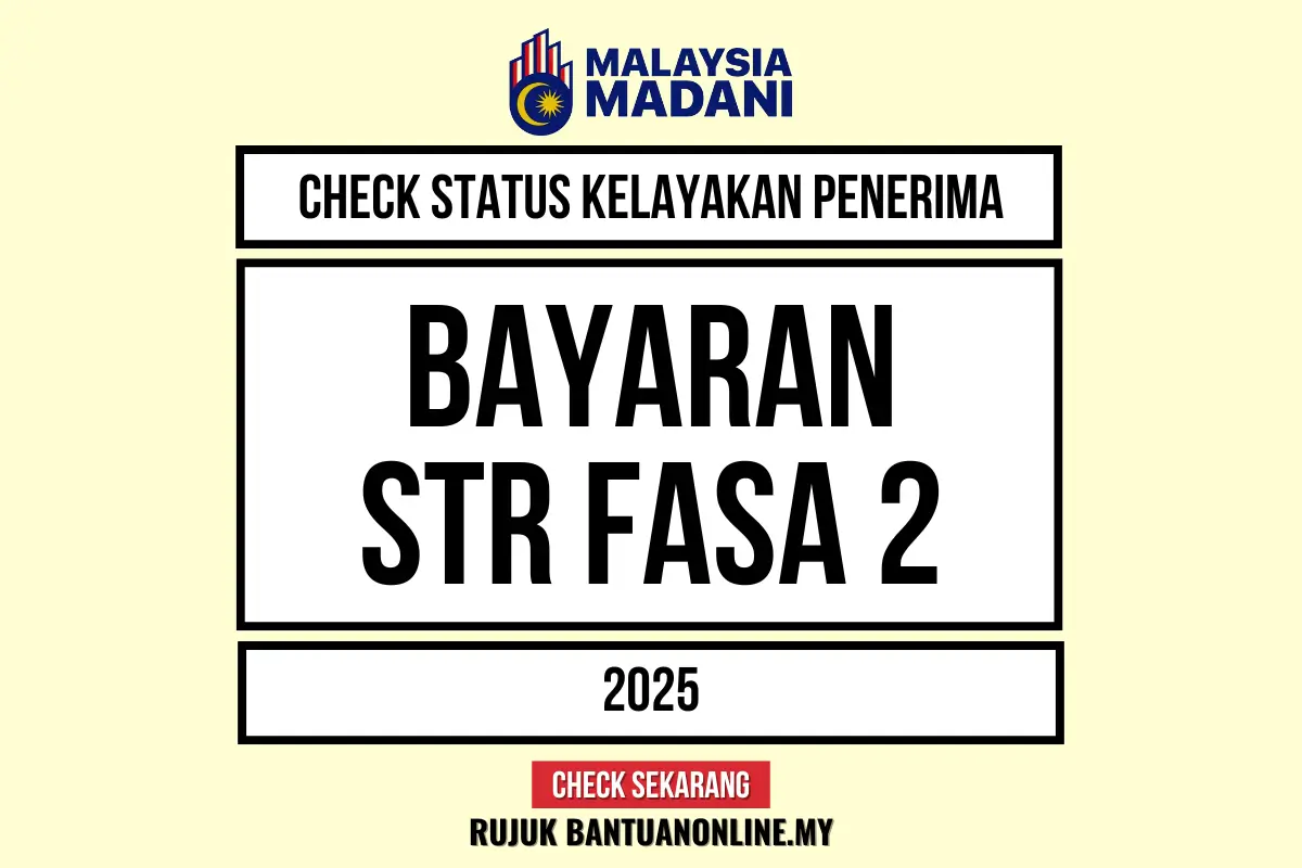 CHECK STATUS STR FASA 2 2025