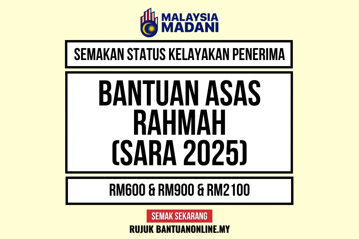 BANTUAN SUMBANGAN ASAS SARA 2025