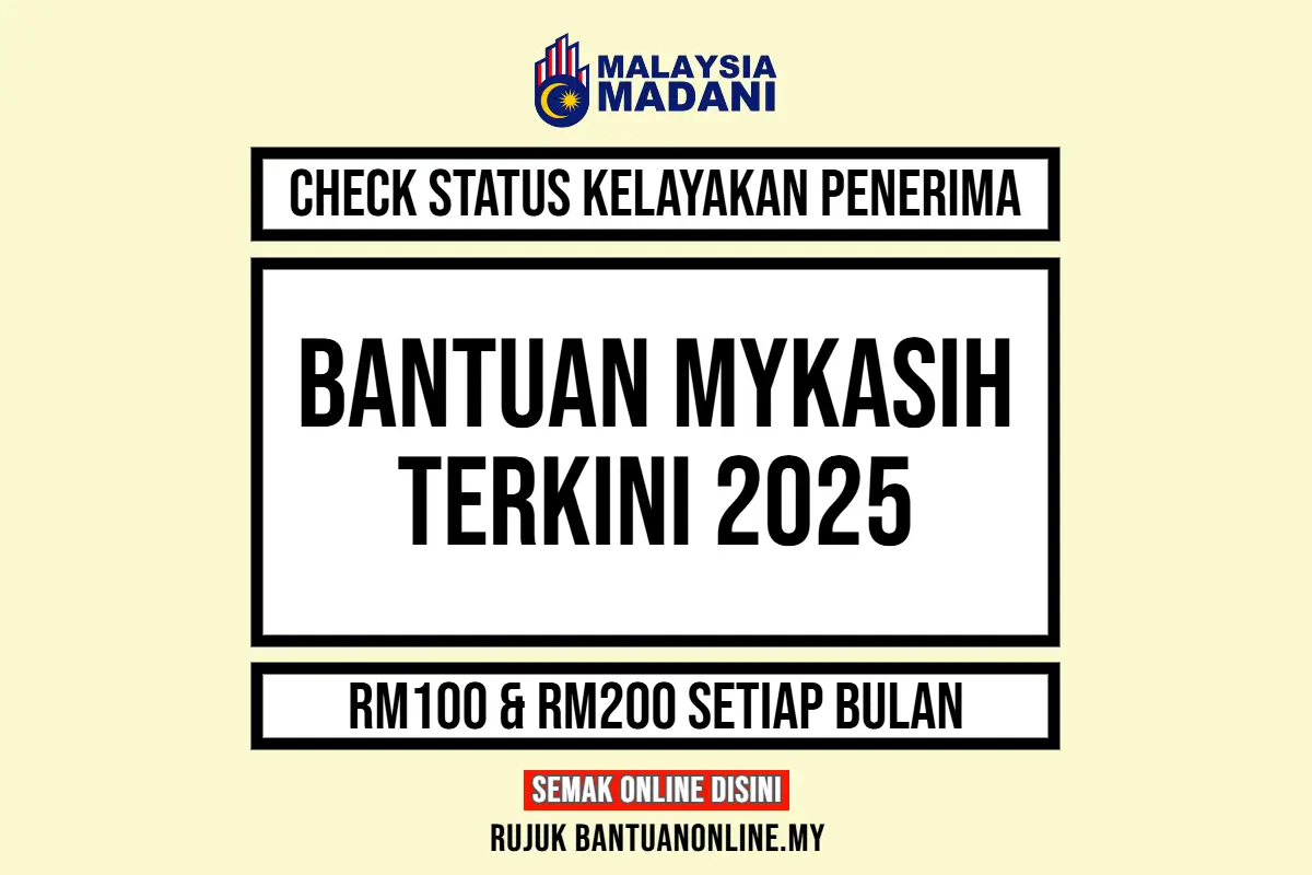 CHECK BANTUAN MYKASIH 2025