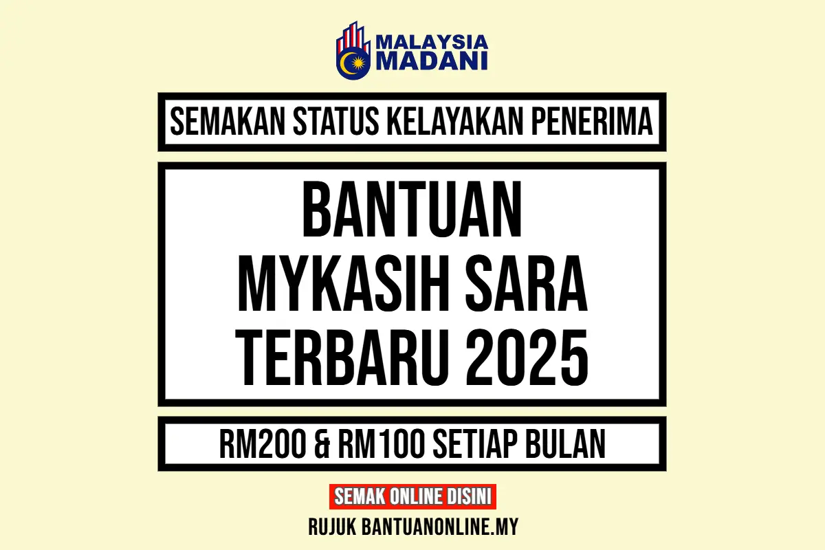 SEMAK BANTUAN MYKASIH SARA 2025